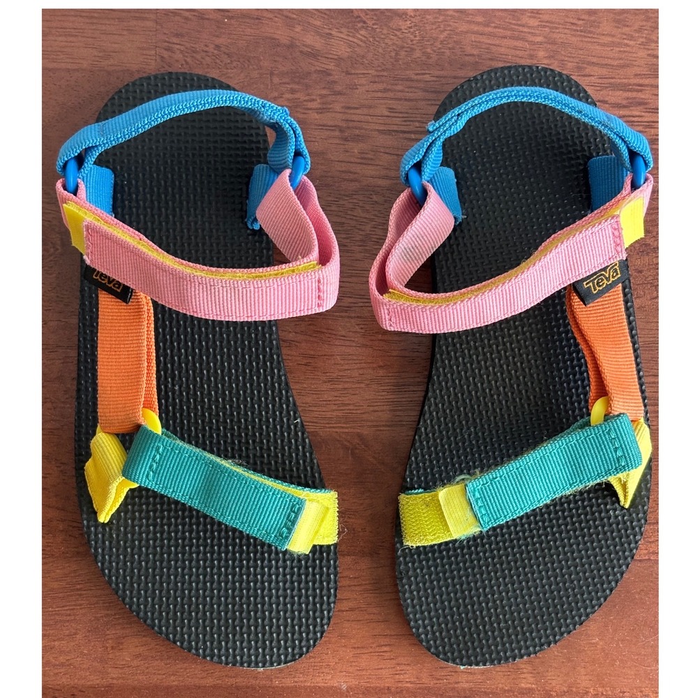 Teva Multi Color Original Universal Sandals Women Size 2